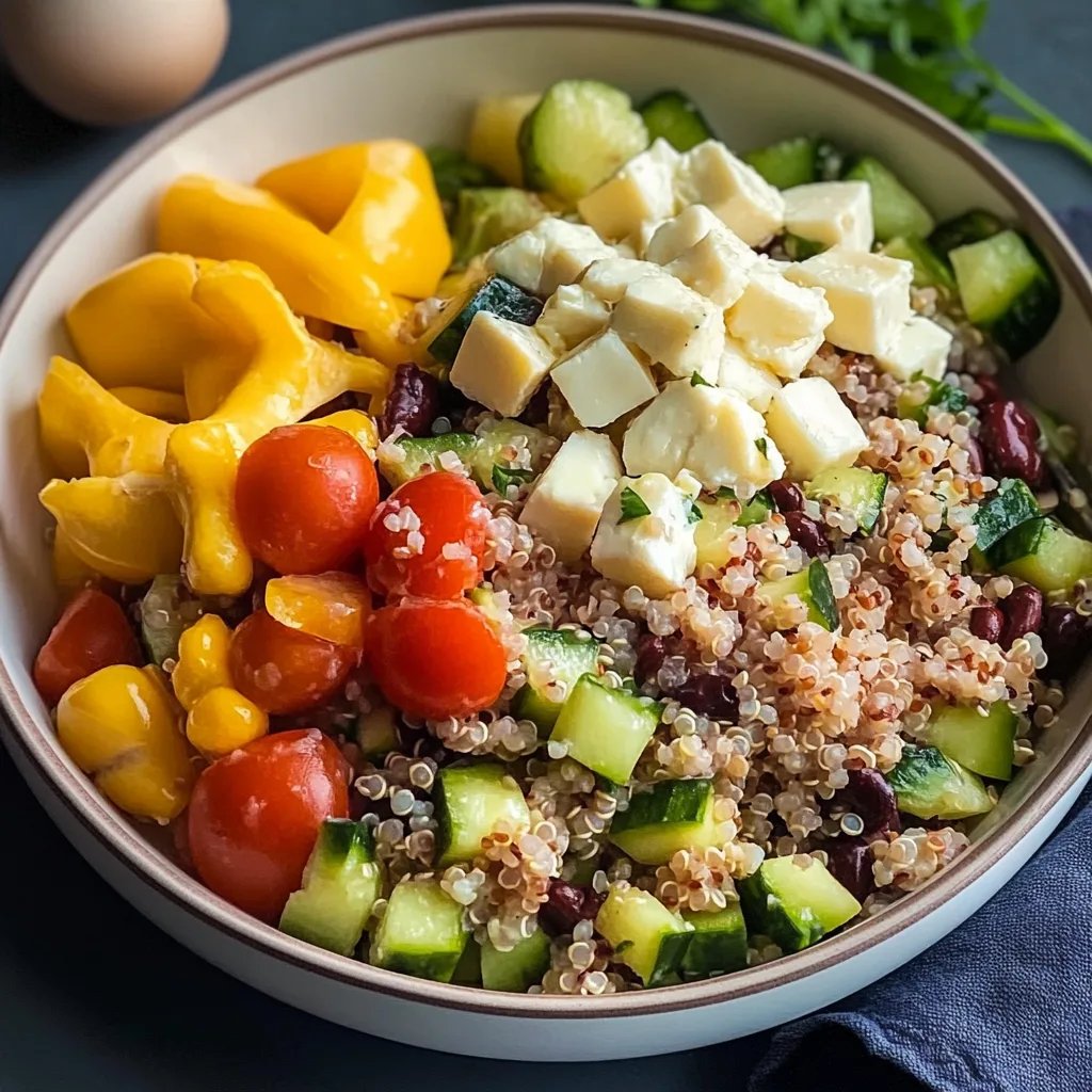 Mediterraner Quinoa-Salat