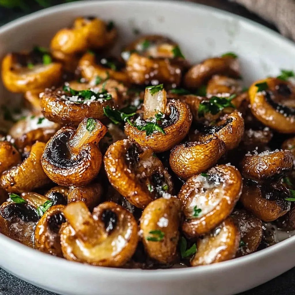 Air Fryer Ranch Mushrooms
