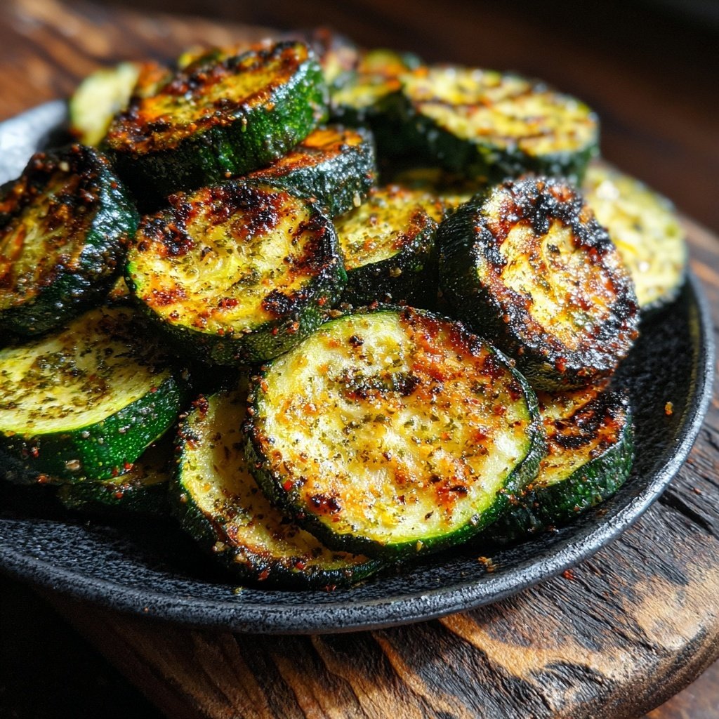 Gegrillte Zucchini Scheiben
