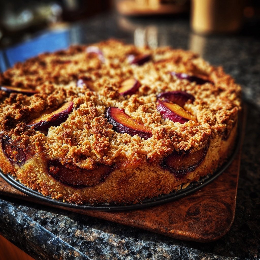 Streuselkuchen Mit Pflaumen