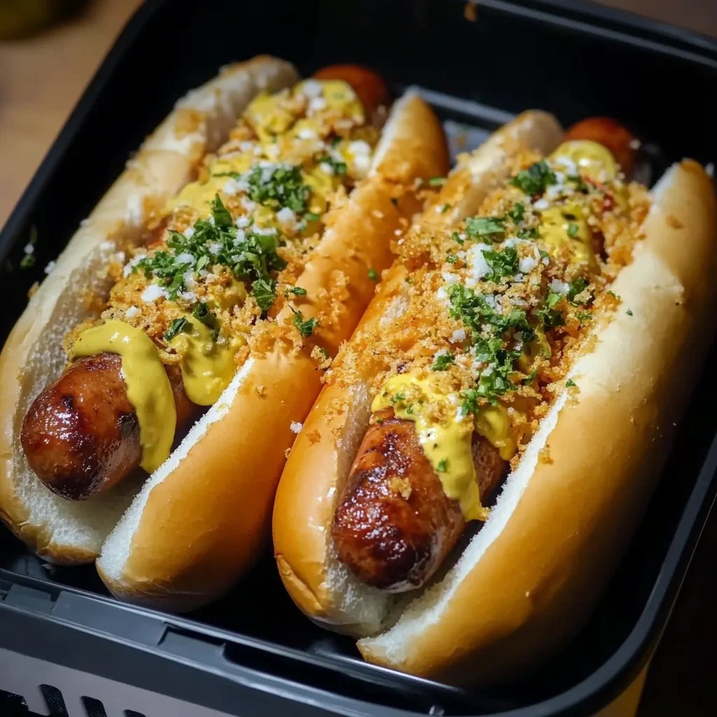 Air Fryer Hotdogs