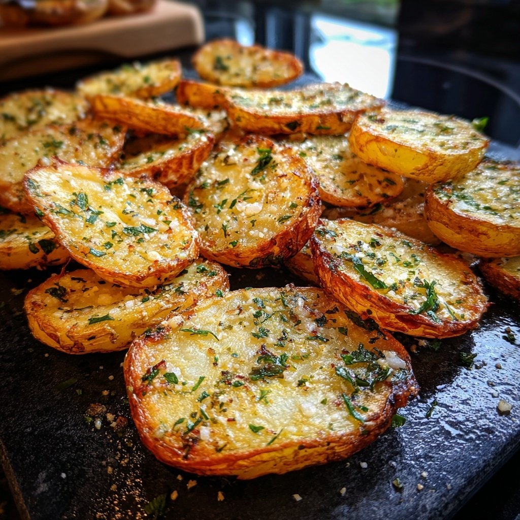 Grillkartoffeln Mit Knoblauch Und Kräutern